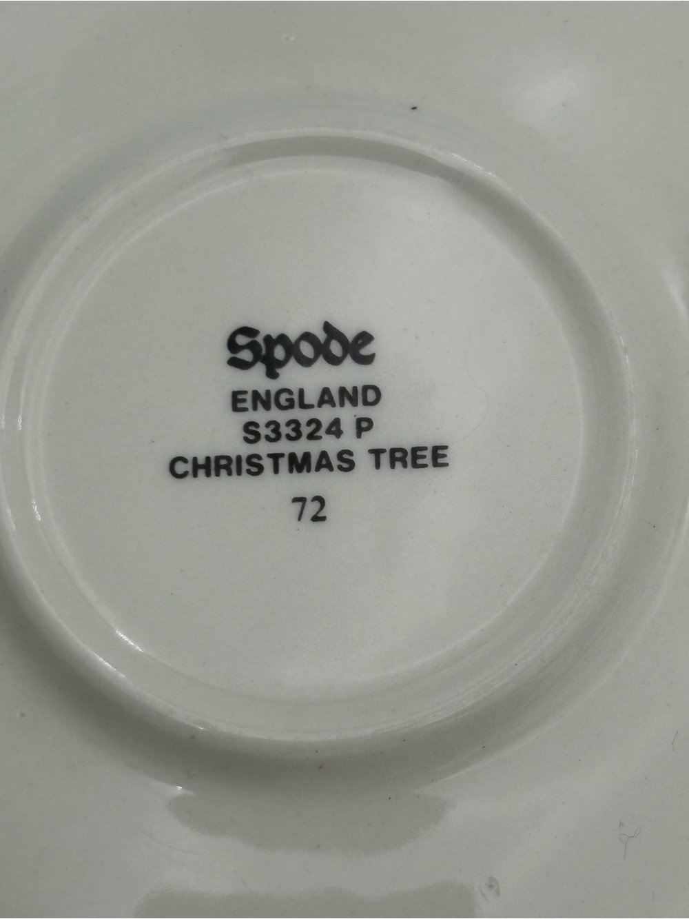 Two Vintage Spode Christmas Tree Coffee/Tea Cup and Saucer Set - Made in England - Picture 16 of 16